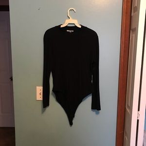 Black Long Sleeved Body Suit